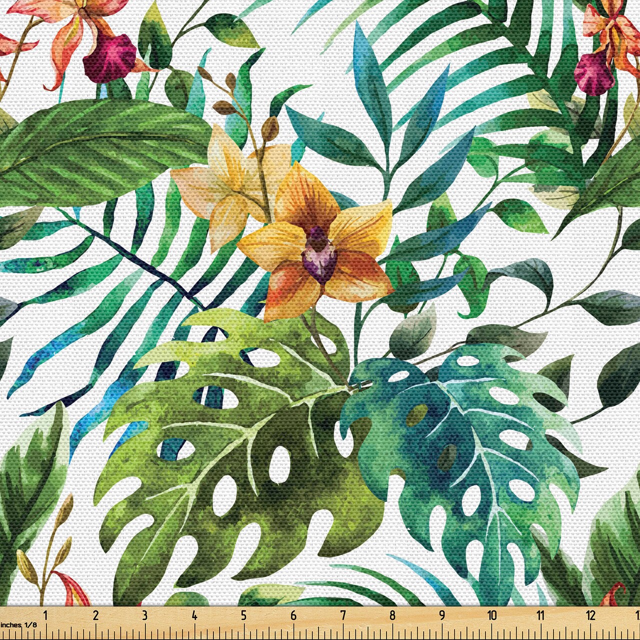 Palm tree best sale leaves fabric